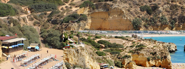 Vista da cidade e do porto de Lagos, Distrito de Faro, Algarve © Carlos Afonso / CM de Lagos, ilustração