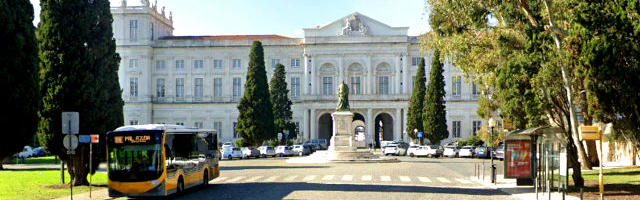 Palácio da Ajuda, Freguesia da Ajuda, Lisboa, Estremadura, © Google Earth Pro