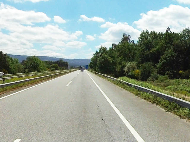 Autoestrada A3 - a Autoestrada do Minho &copy; / Google Earth Pro