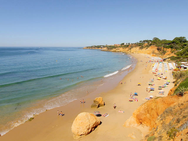 Praia Maria Luísa, Albufeira, Distrito de Faro (Algarve), Sul de Portugal © / Internet, ilustração