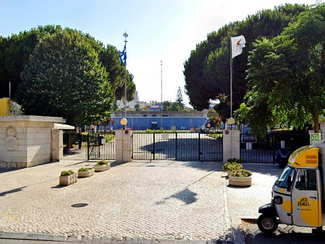 Parque de Jogos 1º de Maio, Freguesia de Alvalade, Lisboa &copy;  Google Earth Pro