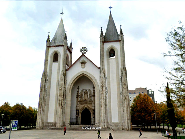 Igreja do Santo Condestável, Freguesia de Campo de Ourique, Lisboa © Google Earth Pro