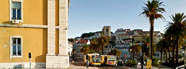 Freguesia da Misericórdia, Centro Histórico, Lisboa © Google Earth Pro