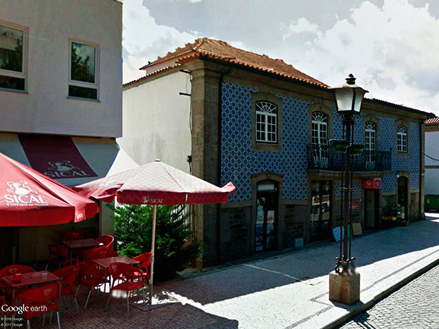 Mesão Frio (Distrito de Vila Real), em Alto Douro Trás-os-Montes &copy; / Google Earth Pro