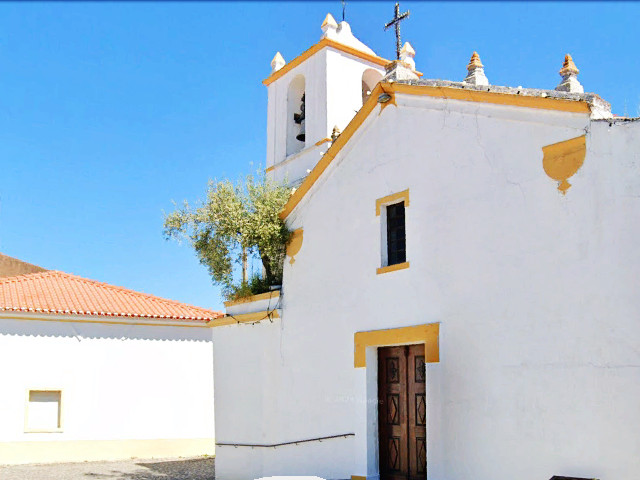 Igreja na freguesia da Amareleja, concelho de Moura (Distrito de Beja), no Baixo Alentejo &copy; GEP, ilustração