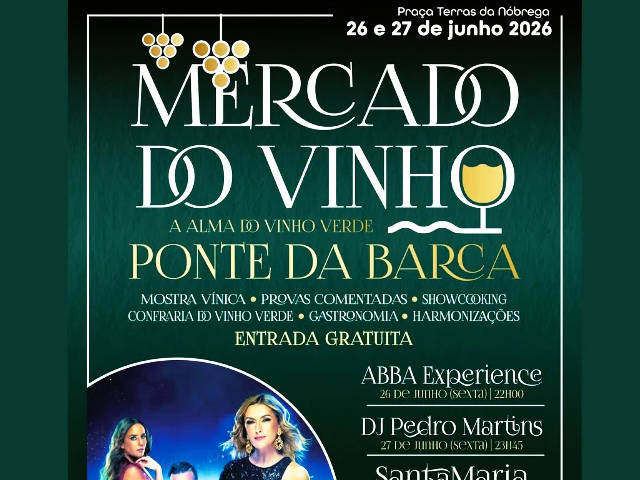 Evento Mercado Vinho de Ponte da Barca, Viana do Castelo, Alto Minho &copy; Internet, ilustração