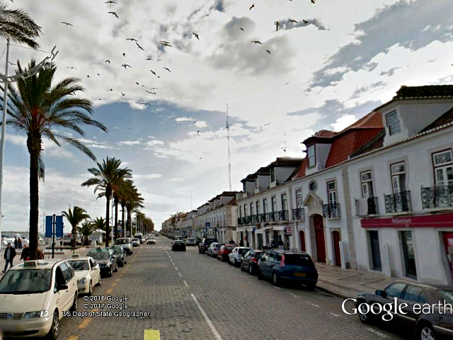 Vila Real de Santo Antonio, Algarve &copy; Google Earth Pro